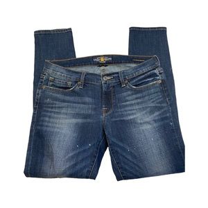 Lucky Brand Charlie Skinny Ankle Mid Rise Blue Jeans Women's Size 10/30